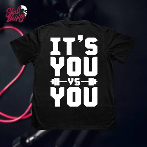 Playera Oversize para GYM "It's You vs You" || GYM