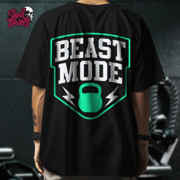 Playera Oversize para GYM "Beast Mood" || GYM