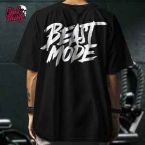 Playera Oversize para GYM "Beast Mode" || GYM