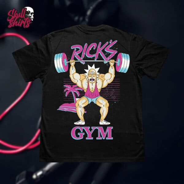 Playera Oversize para GYM "Ricky’s Gym" Rosa || GYM