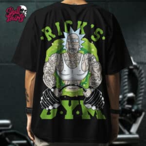 Playera Oversize para GYM "Rick’s Gym" || GYM
