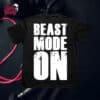 Playera Oversize para GYM "BEAST MODE ON" || GYM