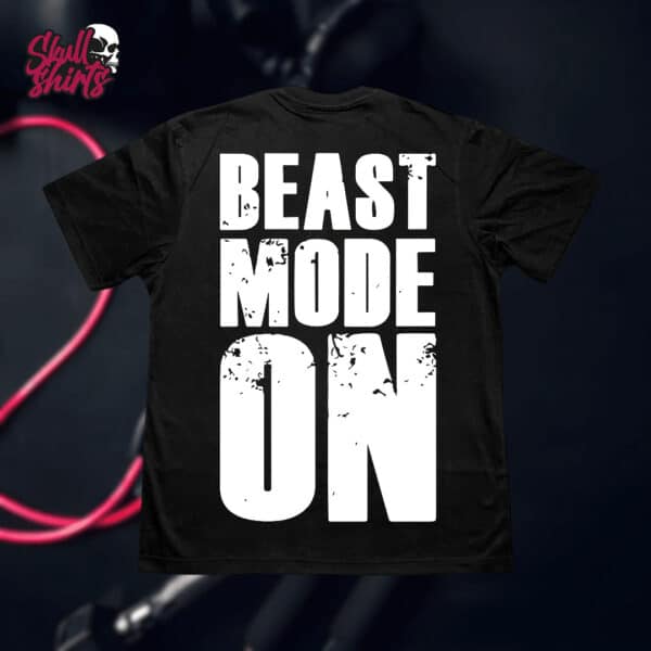 Playera Oversize para GYM "BEAST MODE ON" || GYM