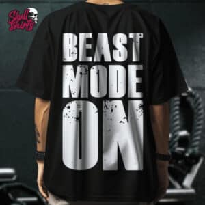Playera Oversize para GYM "BEAST MODE ON" || GYM