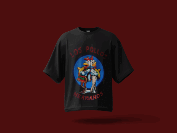 Playera Oversize "LOS POLLOS HERMANOS"