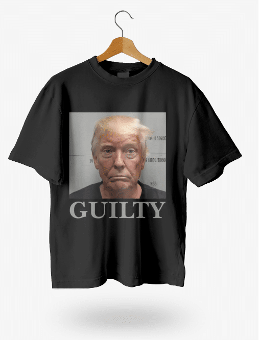 guilty Playera Oversize "GUILTY" Trump