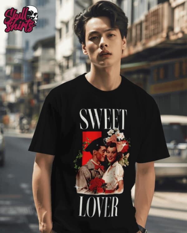Playera negra SWEET LOVER
