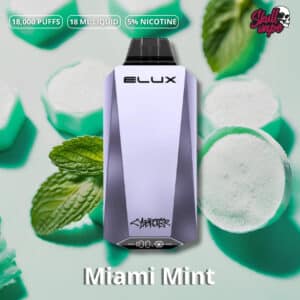 Elux Cyberover 18000 Puffs (9) Miami mint - Elux