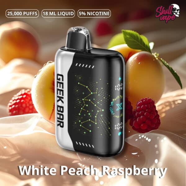White Peach Raspberry  - GEEK BAR PULSE X