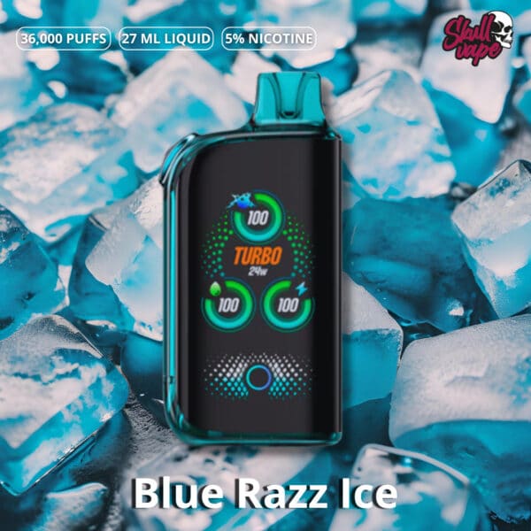 Blue Razz Ice - Waka Burst 36,000 Hits