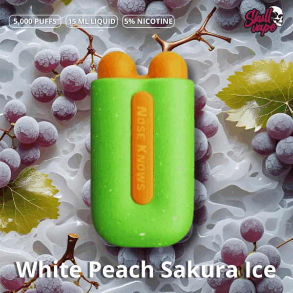 White Peach Sakura Ice - Nose Knows AT5000