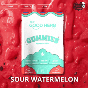 Good Herb Gummies Sour Watermelon 30 piezas