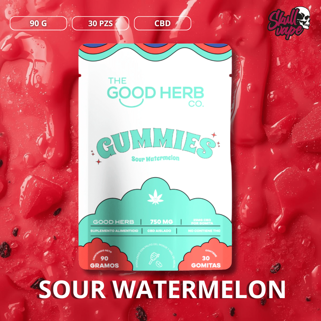 Good Herb Gummies Sour Watermelon 30 piezas