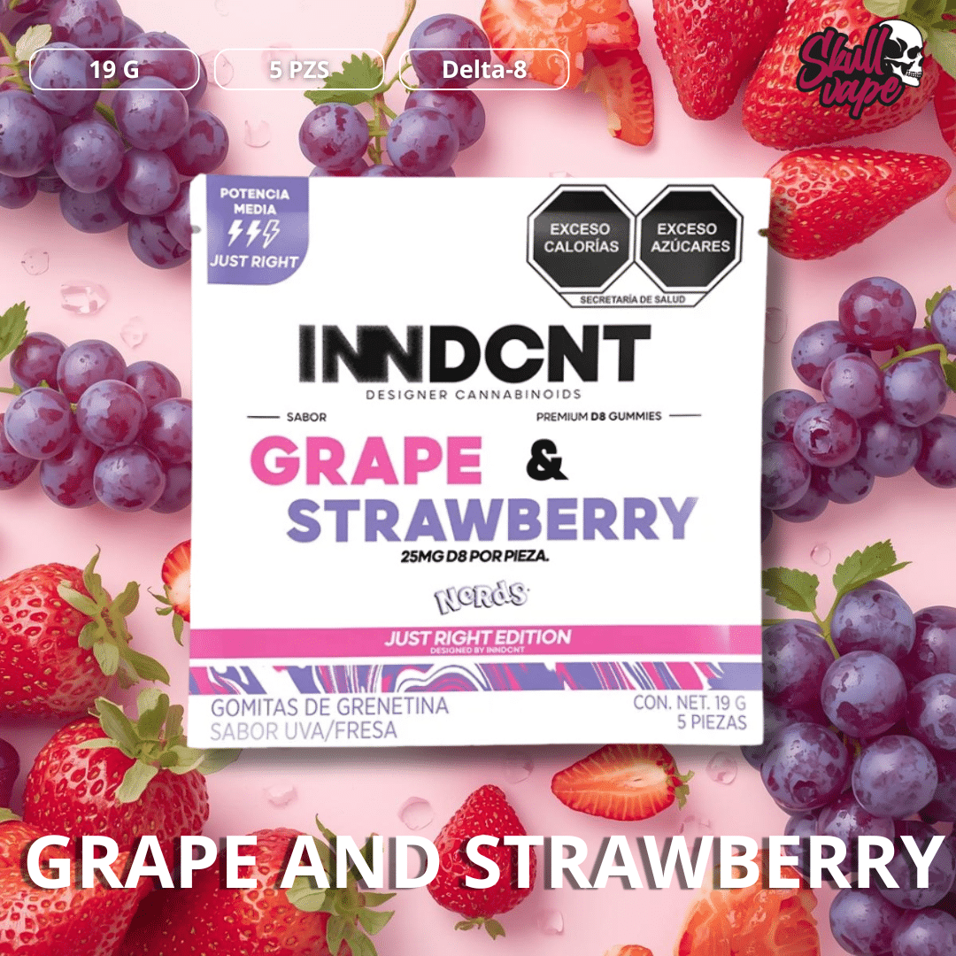 INNDCNT Grape &amp; Strawberry Just Right Edition 5 piezas