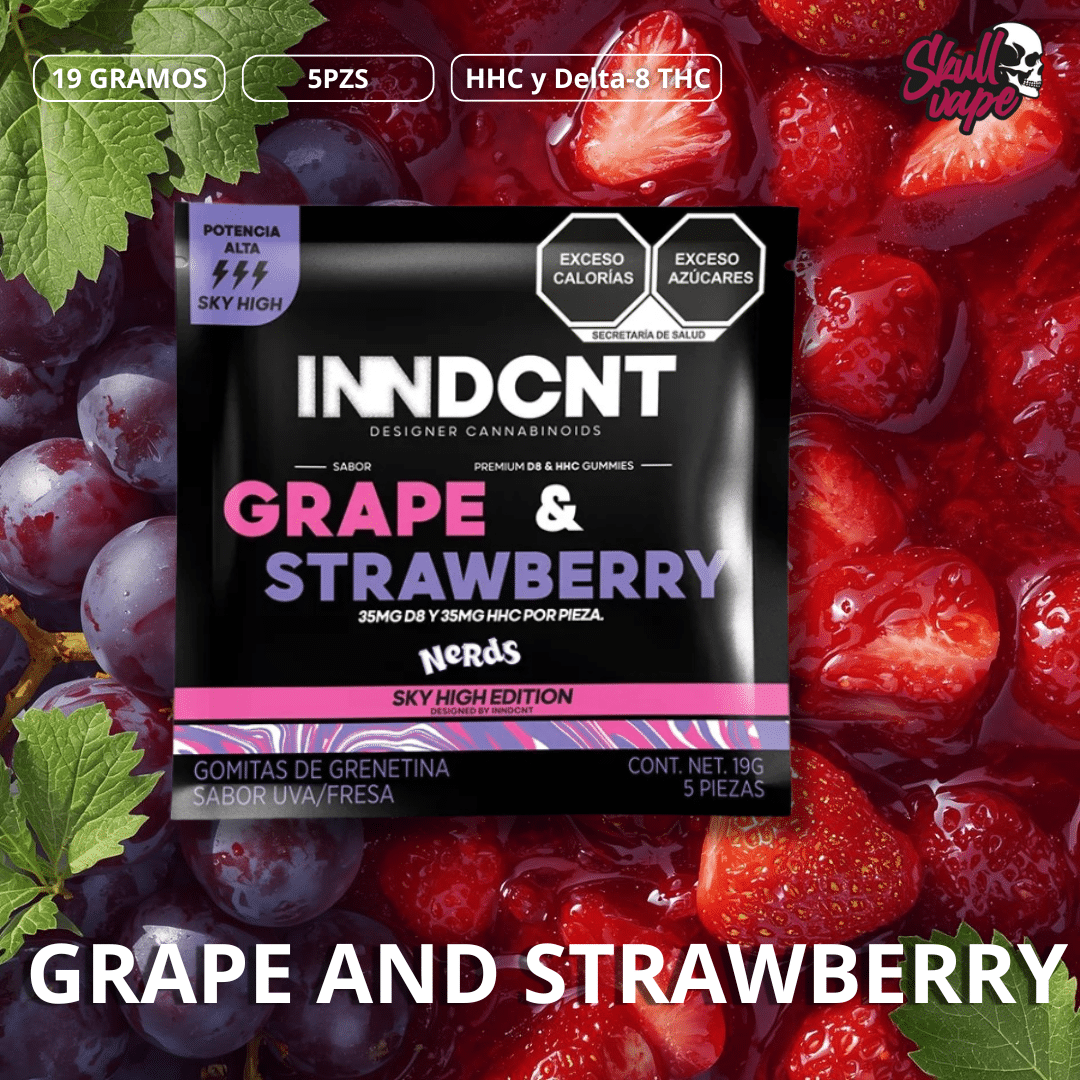INNDCNT Grape &amp; Strawberry Sky High Edition 5 piezas
