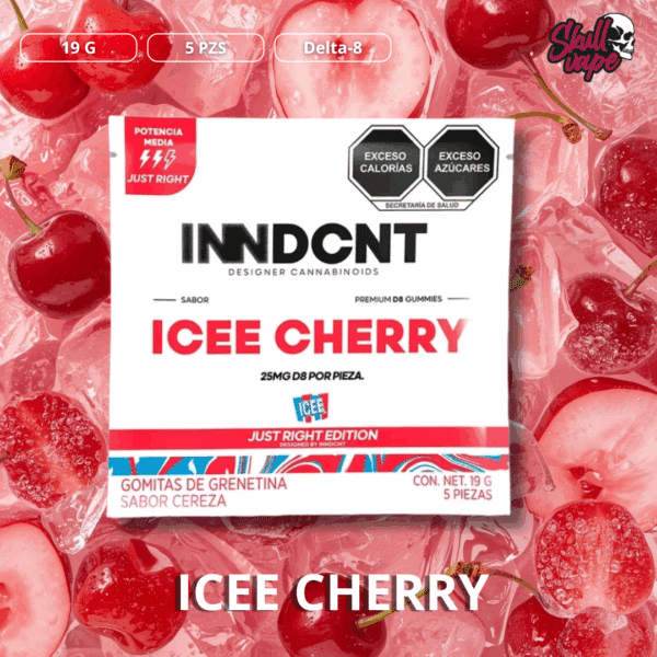 INNDCNT Icee Cherry Just Right Edition 5 piezas