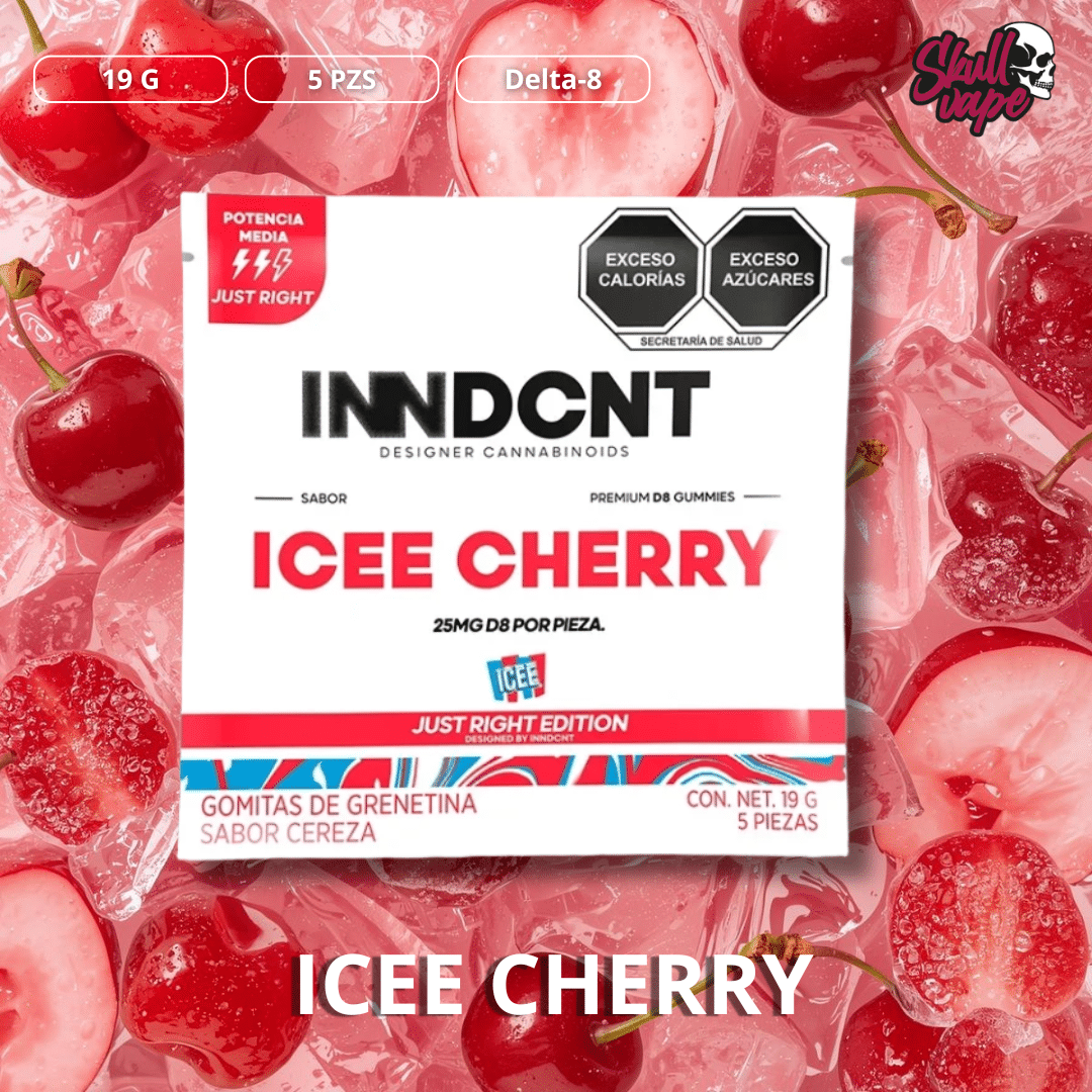 INNDCNT Icee Cherry Just Right Edition 5 piezas