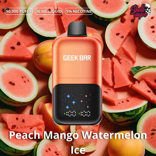 Peach Mango Watermelon Ice  - Geek Bar Ice Prince 50K