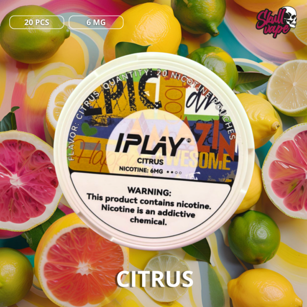 20 Pouches Iplay Citrus