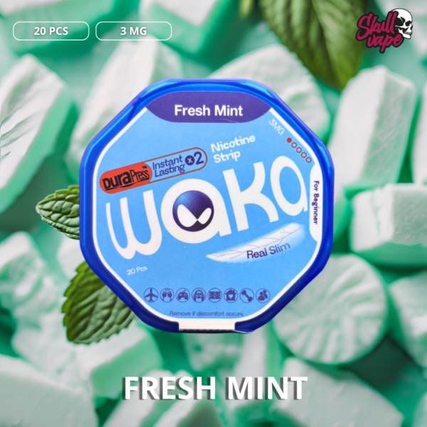 20 Pouches Waka Fresh Mint