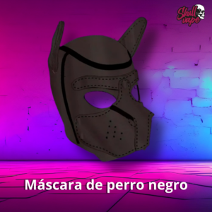 Skull x Sensora (50) Máscara de perro negro