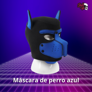 Skull x Sensora (64) Máscara de perro azul