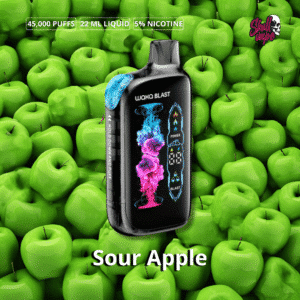 Sour apple Waka Blast - 45,000 hits + Ice Mix